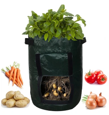 Saci de cultivare pentru plantator de cartofi PE de 7 galoane pentru cultivarea legumelor